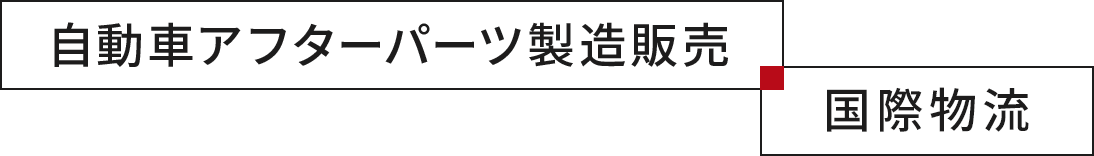 自動車アフターパーツ製造販売 国際物流